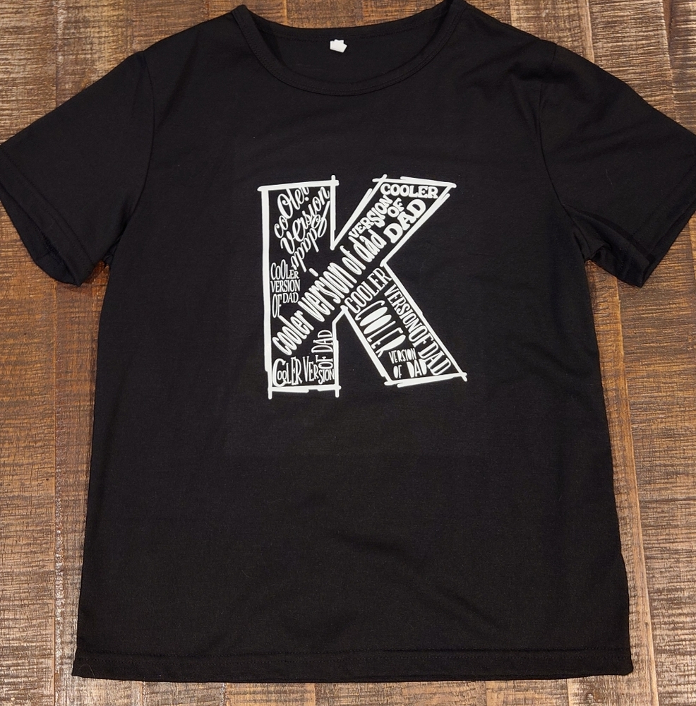 Black Graphic T-shirt Size 10 Yr Old